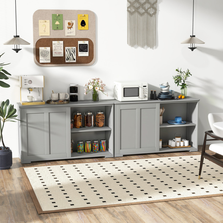 Antique_Stackable_Kitchen_Storage_Sideboard_with_Height_Adjustable_Shelf_Gray-6.jpg