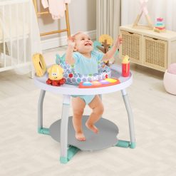 5-in-1 Baby Activity Center Interactive Bounce Seat with Removable Toys