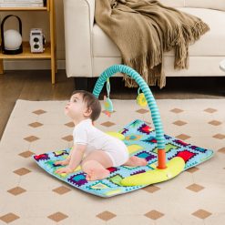 4-in-1 Baby Bouncer Activity Center with 3 Adjustable Heights