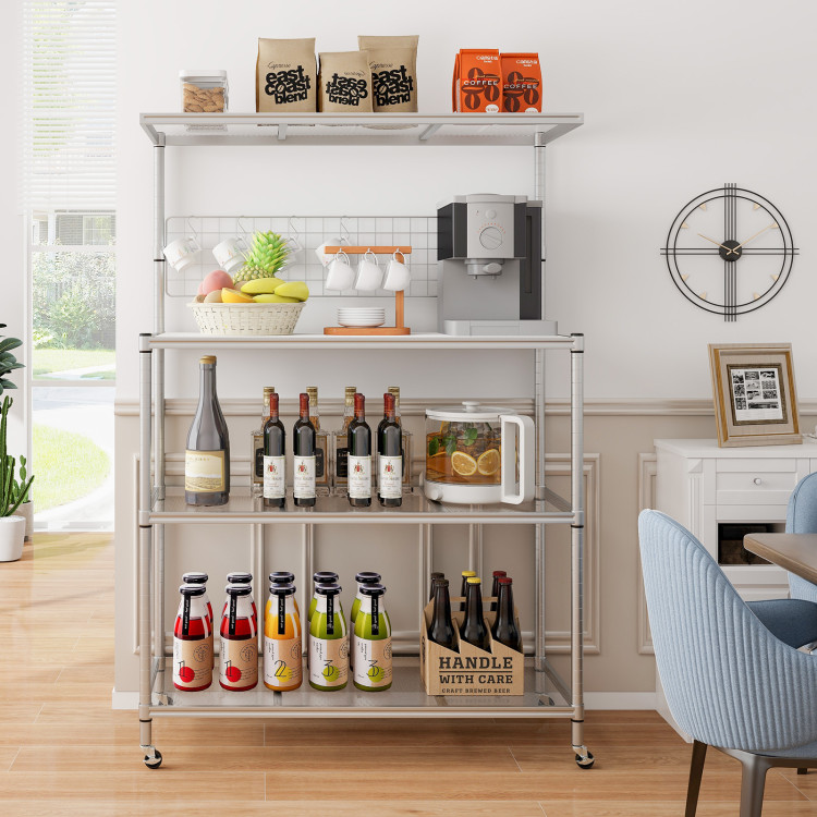 Bakers_Rack_on_Wheels_with_Adjustable_Shelves_Silver-2.jpg