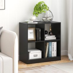 4-Cube Kids Bookcase Freestanding with Open Shelves