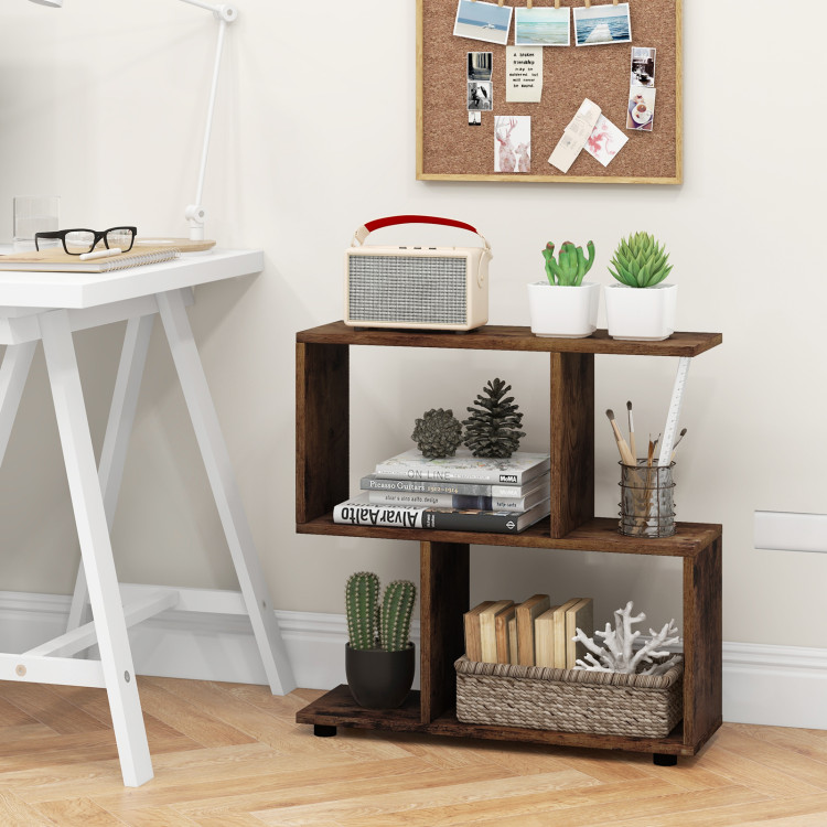 Brown_2_Tier_S_Shaped_Free_Standing_Wooden_Bookshelf-1.jpg