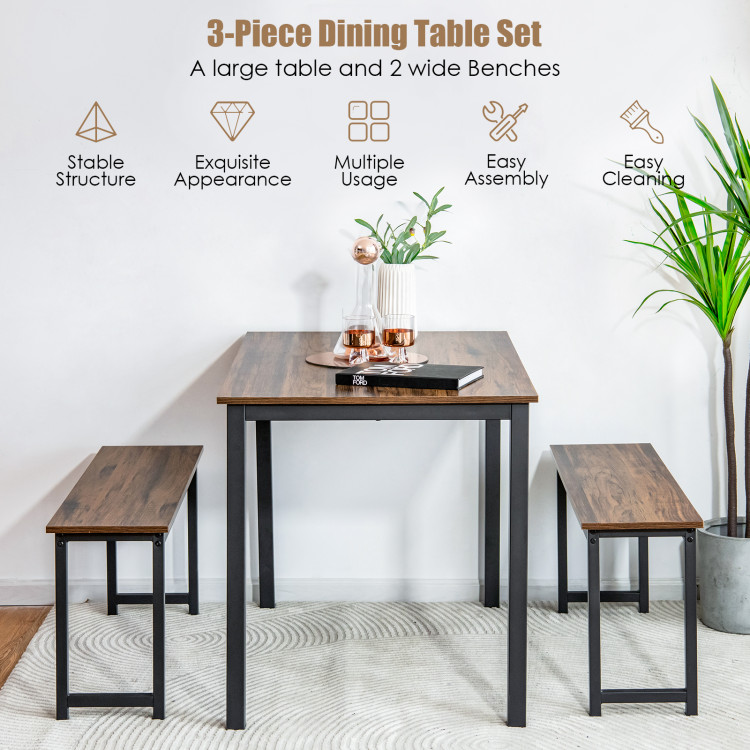 Brown_3_Pieces_Dining_Table_Set_with_2_Benches-7.jpg