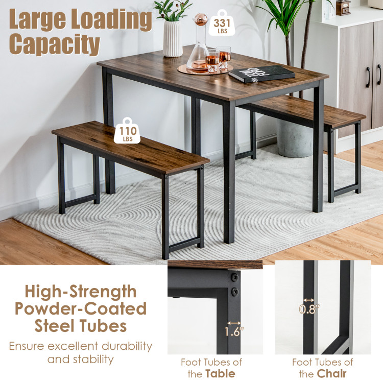 Brown_3_Pieces_Dining_Table_Set_with_2_Benches-8.jpg