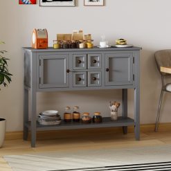 Buffet Sideboard Cabinet with 2 Doors and 2 Drawers