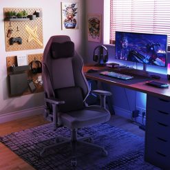 Ergonomic High Back Computer Chair with Magnetic Headrest and Lumbar Pillow