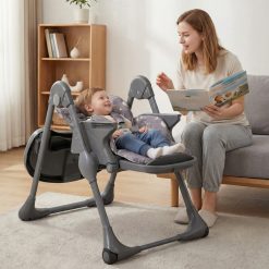 Folable High Chair with Detachable Cushion and High Chair for Babies and Toddlers