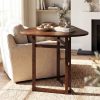 Foldable Dining Table 31.5" Triangular Small Kitchen Table for 2