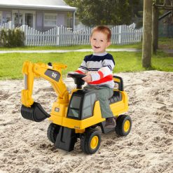 Licensed Caterpillar Kids Ride-On Digger with Adjustable Arm