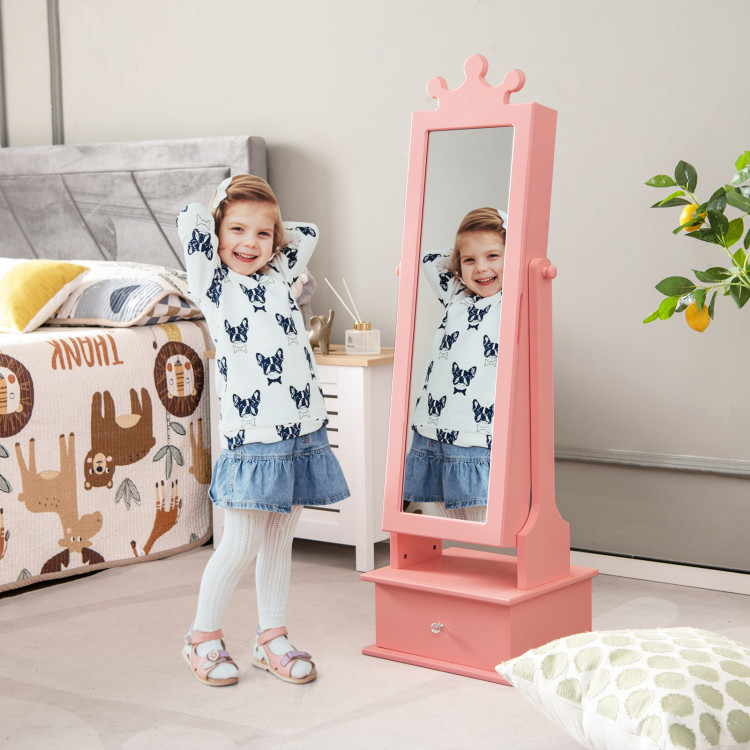 Kid_Freestanding_Jewelry_Armoire_with_Full_Length_Mirror_Pink-1.jpg