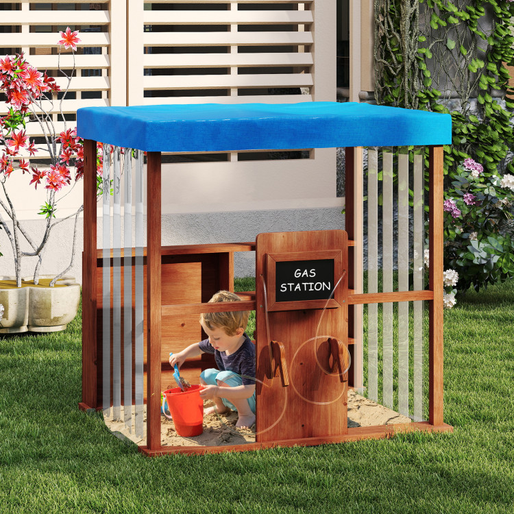 Kids_Gas_Station_Playhouse_with_Gas_Refueling_Guns_Brown-1.jpg