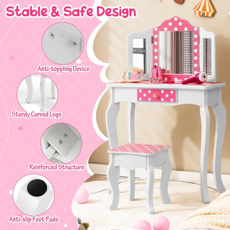 Kids_Vanity_Set_with_Pink_Polka_Dot_Print-8.jpg