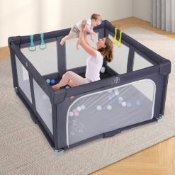 Large Baby Playpen BPA-Free Foldable Toddlers Safety Fence Play Yard