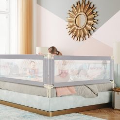 Vertical Lifting Baby Bed Rail with Lock