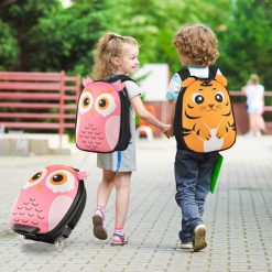 Lightweight and Portable Rolling Suitcase for Children