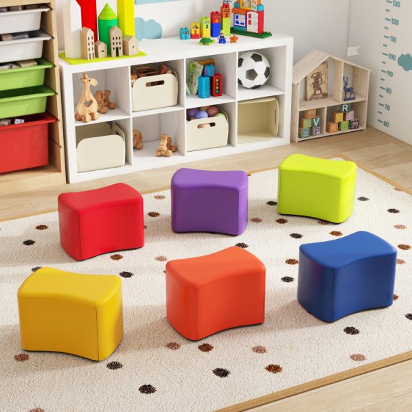 Modular Stool Set for Kids 6 PCS Butterfly Stools