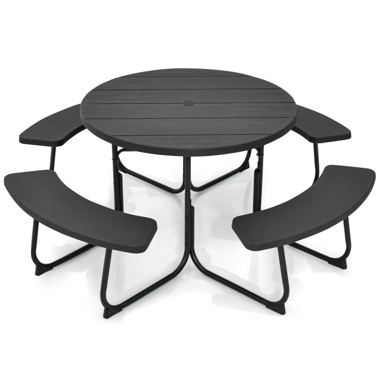 Outdoor_8_Person_Round_Picnic_Table_Bench_Set_Black-4.jpg