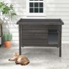 Outdoor Insulated Cat House with All-Round Foam Insulated for Winter