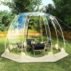 Pop Up Bubble Tent 540° Transparent PVC Igloo 9.5 x 9.5 FT Instant Setup Screen House for 4-6 People