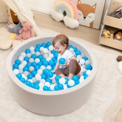 Kiddie Baby Playpen with 200 Ocean Balls and Storage Bag