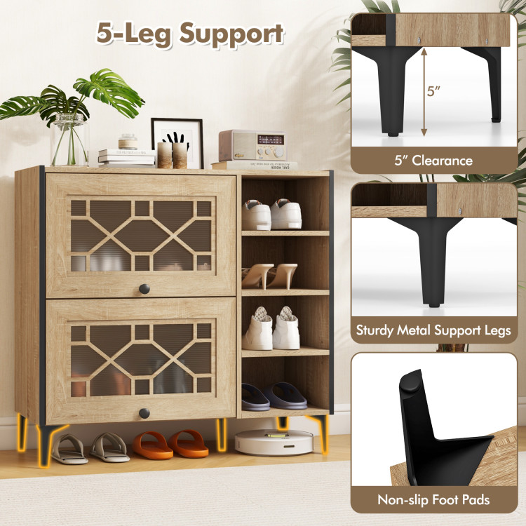 Rustic_Shoe_Cabinet_with_Flip-up_See-through_Doors_and_Adjustable_Shelves-10.jpg
