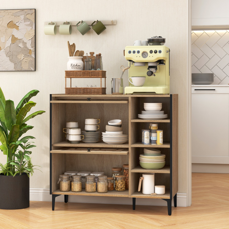 Rustic_Shoe_Cabinet_with_Flip-up_See-through_Doors_and_Adjustable_Shelves-2.jpg