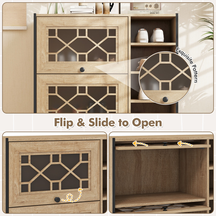Rustic_Shoe_Cabinet_with_Flip-up_See-through_Doors_and_Adjustable_Shelves-9.jpg