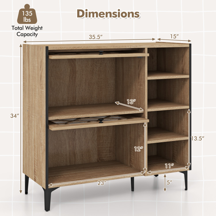 Rustic_Shoe_Cabinet_with_Flip-up_See-through_Doors_and_Adjustable_Shelves_size-5.jpg