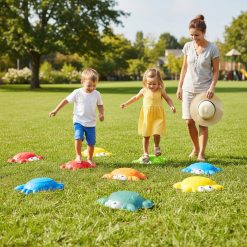 Stepping Stones for Kids 9 Pieces Non-Slip Toddler Stepping Stones Balance Sensory Toys