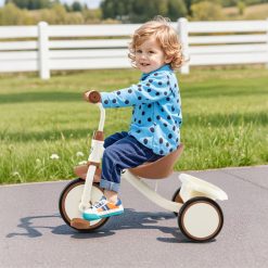 Toddler Tricycle Kids Trike with Adjustable Seat and Storage Basket Aged 3-5 Years Old