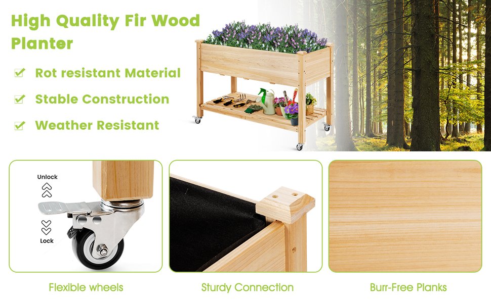 Wood_Elevated_Planter_Bed_with_Lockable_Wheels_Shelf_and_Liner4.jpg