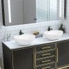 Oval Bathroom Basin Ceramic Vessel Sink