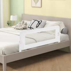 Foldable Bed Rail Swing Down Baby Bed Guard Rail