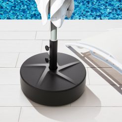 Patio Umbrella Base 88LBS Capacity Water and Sand Fillable Market Table Umbrella Stand