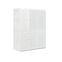 Foldable Closet Clothes Organizer with 8 Cubby Storage