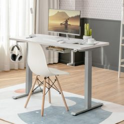 Hand Crank Sit to Stand Desk Frame Height Adjustable Standing Base