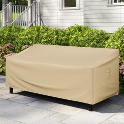 Patio Furniture Cover with Padded Handle and Click-Close Straps