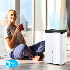 100-Pint Dehumidifier with Smart App and Alexa Control for Home and Basements