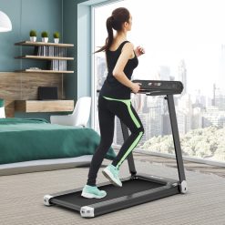 Folding Compact Treadmill with APP Control Speaker and 12 Preset Programs