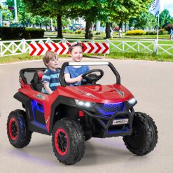 12V 2-Seater Kids Ride on UTV with Slow Start Function and Music Player